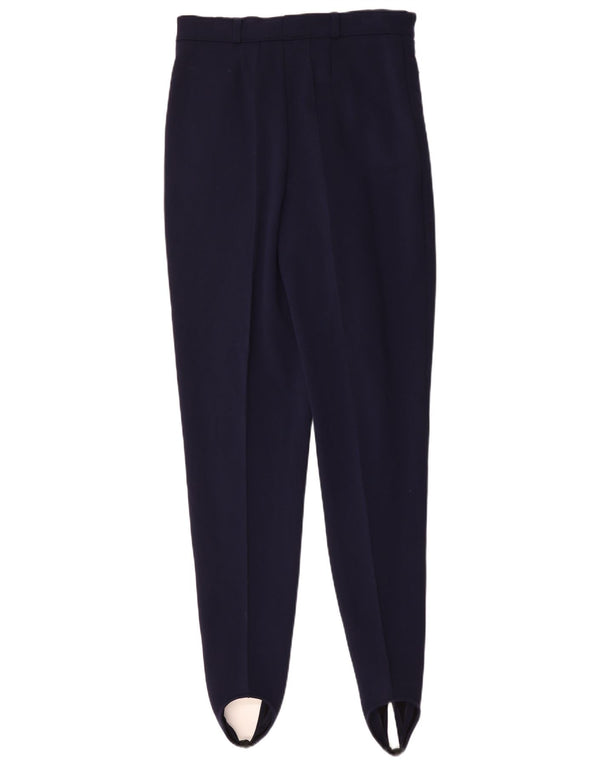 Damskie spodnie chino Fila z wysokim stanem IT 48 XL W32 L35 granatowe