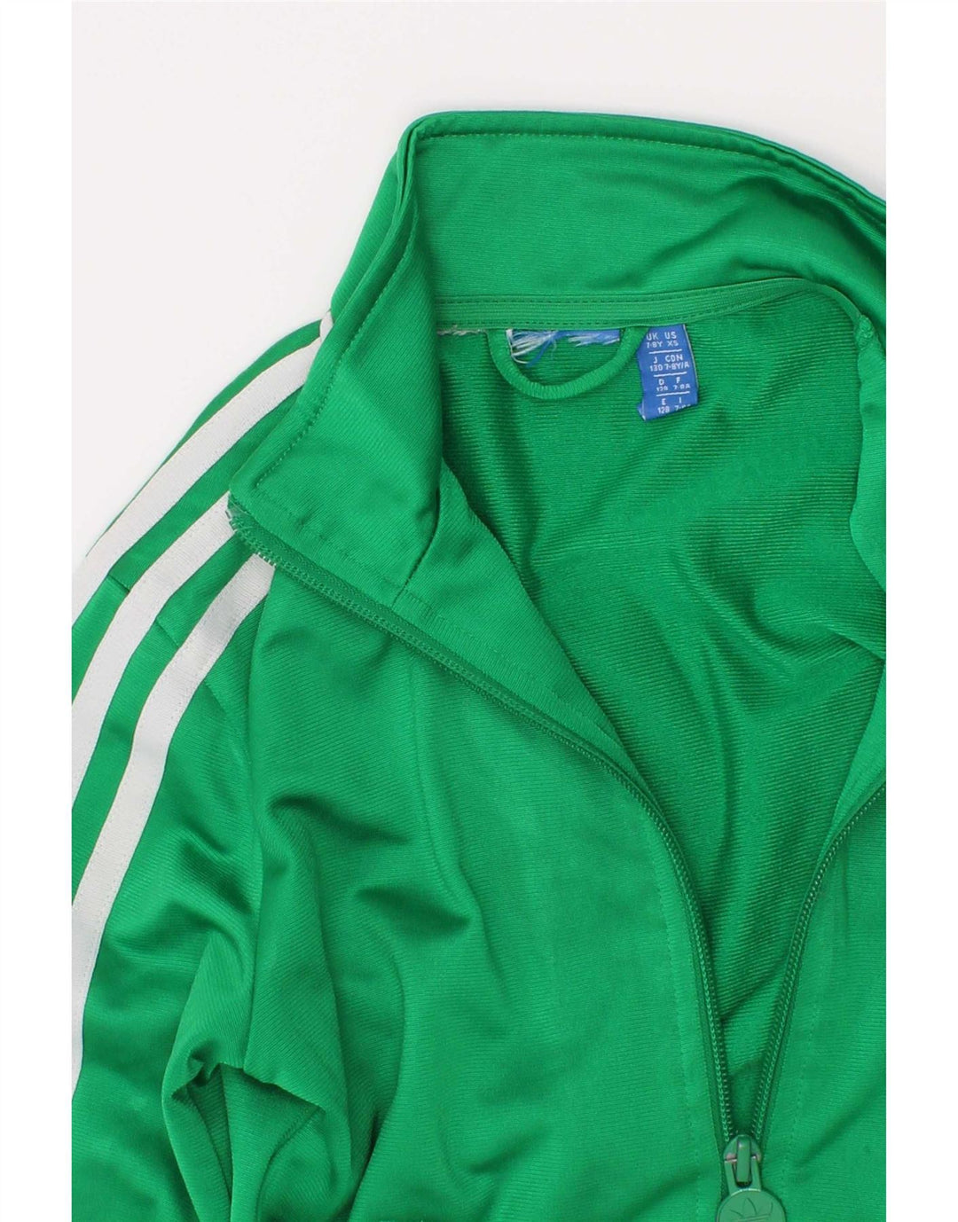 Chłopięca bluza dresowa Adidas z grafiką 7-8 lat Zielony poliester