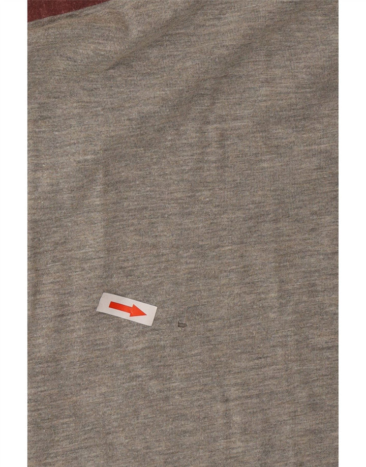 T-shirt męski Puma, bawełniany, średnioszary, z blokami kolorów