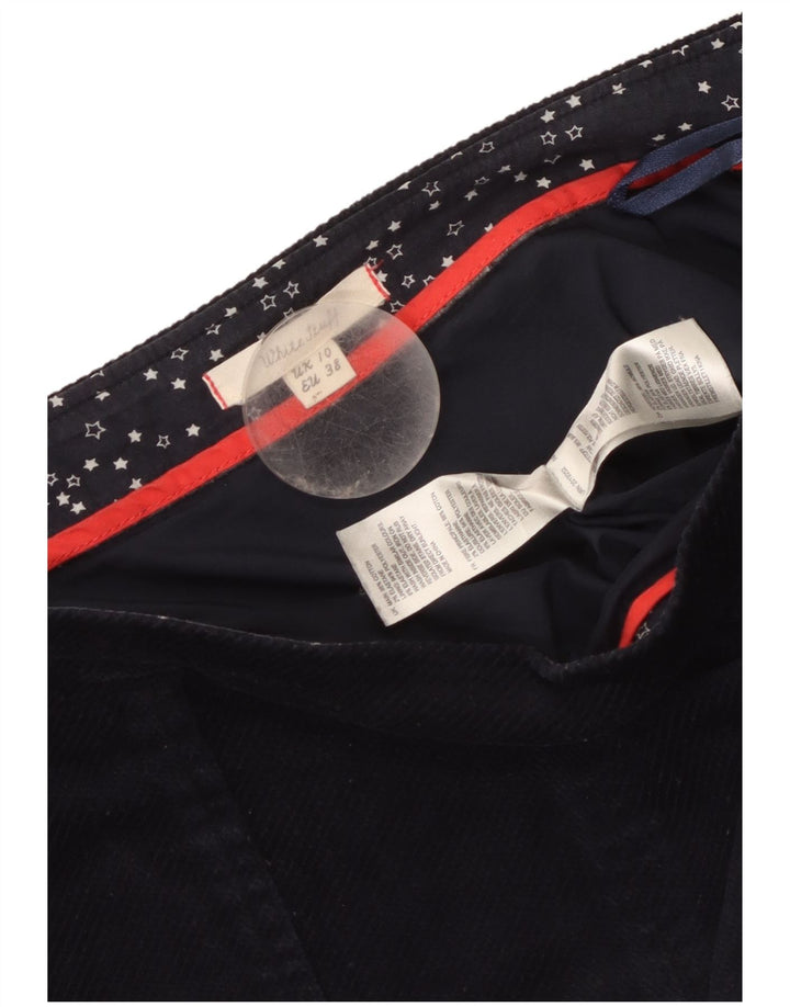 Damska spódnica sztruksowa White Stuff UK 10 Small W32 Granatowa bawełna