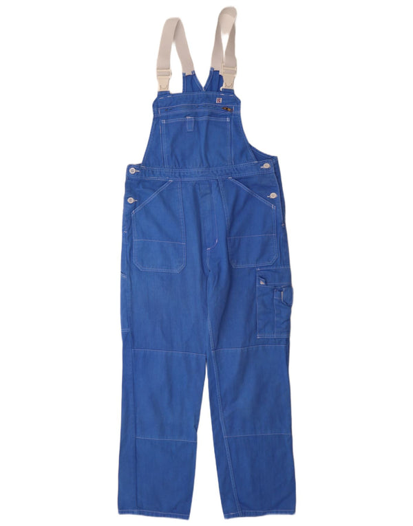 Vintage damskie ogrodniczki Cargo IT 44 Medium W30 L29 Niebieska bawełna