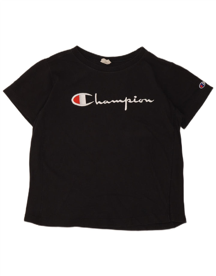 Damska koszulka graficzna Champion Top UK 10 Small Black