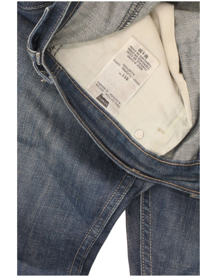 Damskie jeansy Levi's Slim W30 L30 Niebieskie bawełniane