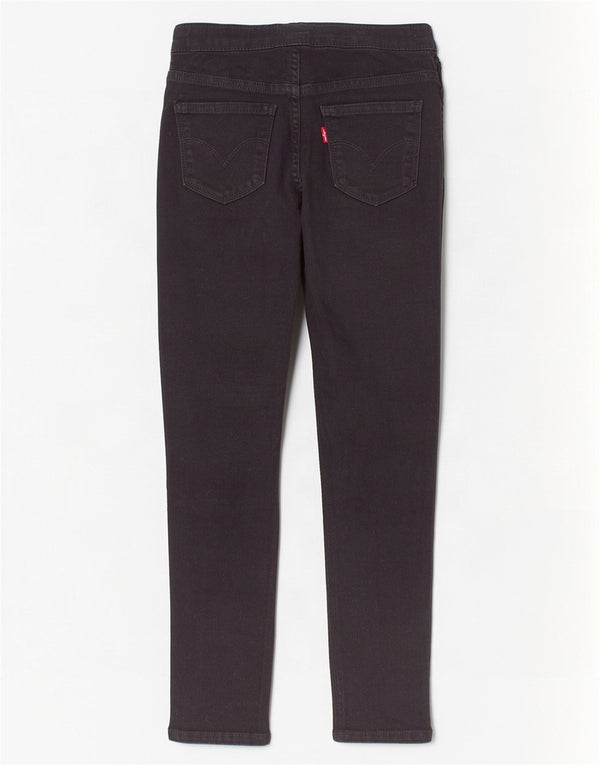 Dziewczęce dżinsy Levi's Jegging Skinny Jeans 7-8 lat W22 L22 Czarna bawełna