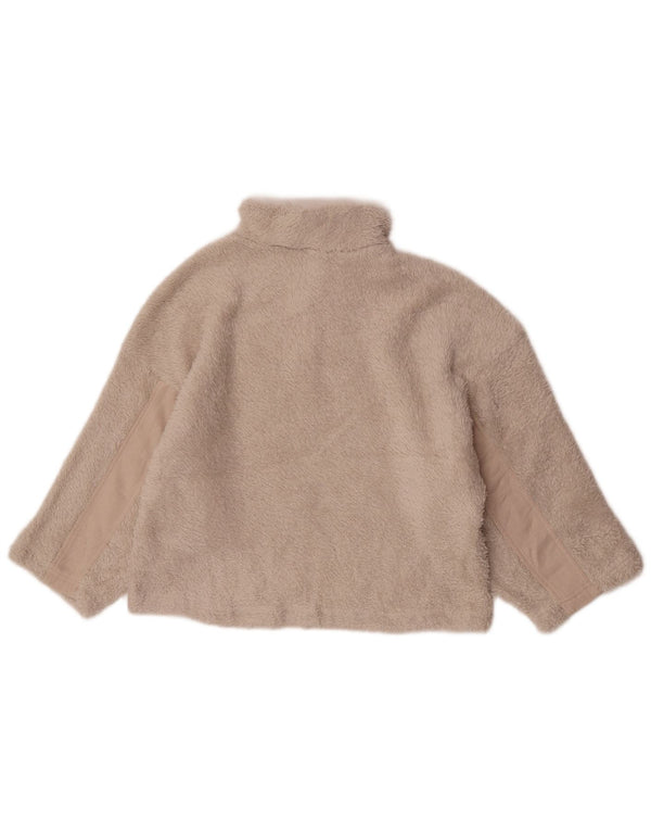 Damski sweter polarowy Reebok z zamkiem błyskawicznym, UK 4/6 XS w kolorze złamanej bieli, poliester