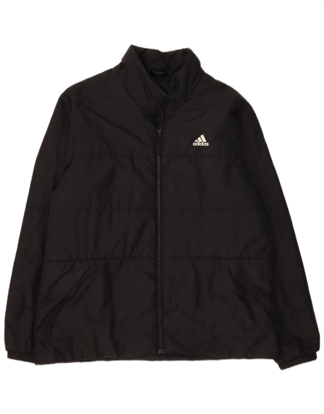 Męska ocieplana kurtka Adidas UK 42 XL Czarny poliester