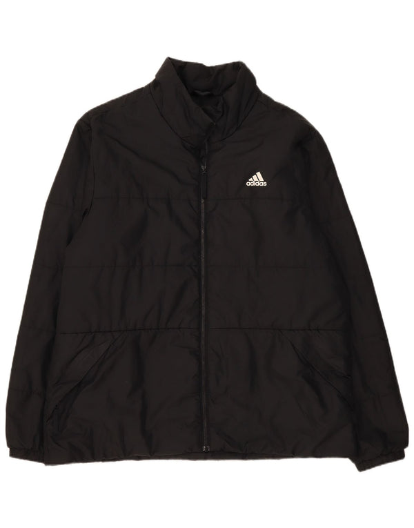 Męska ocieplana kurtka Adidas UK 42 XL Czarny poliester
