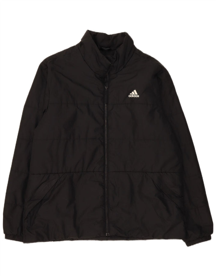 Męska ocieplana kurtka Adidas UK 42 XL Czarny poliester