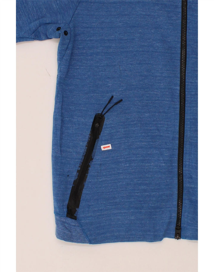NIKE Mens Tracksuit Top Jacket Medium Blue Flecked Cotton Vintage Nike and Second-Hand Nike from Messina Hembry 