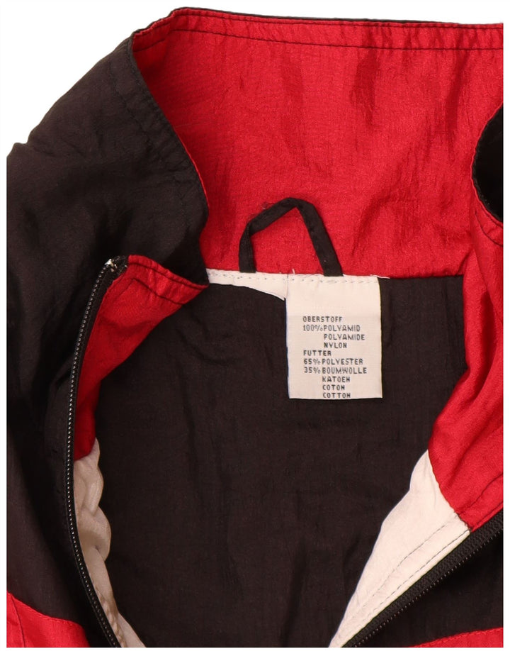 Męska kurtka dresowa VINTAGE XL, wielokolorowy poliamid z blokami kolorów