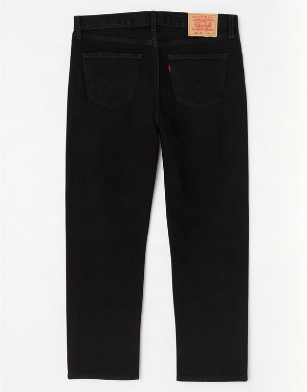 Męskie jeansy Levi's 521 zwężane W34 L28 czarne