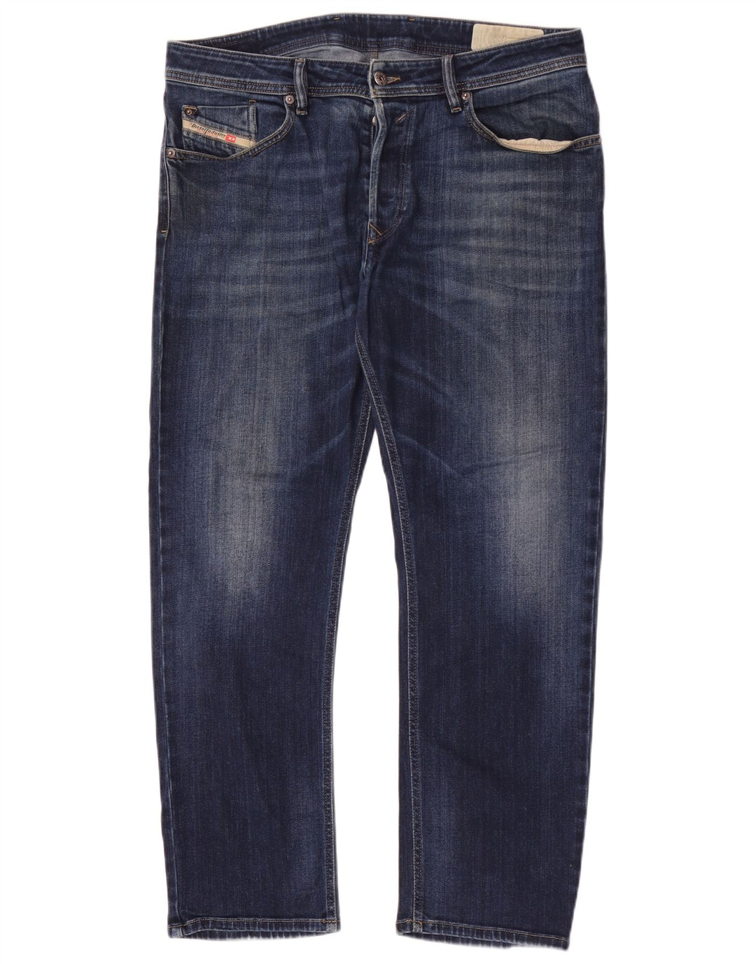 Męskie jeansy Diesel Slim W36 L29 Niebieskie bawełniane