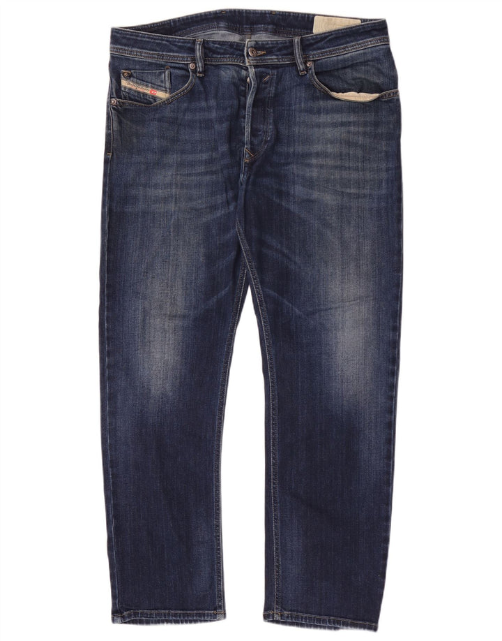 Męskie jeansy Diesel Slim W36 L29 Niebieskie bawełniane