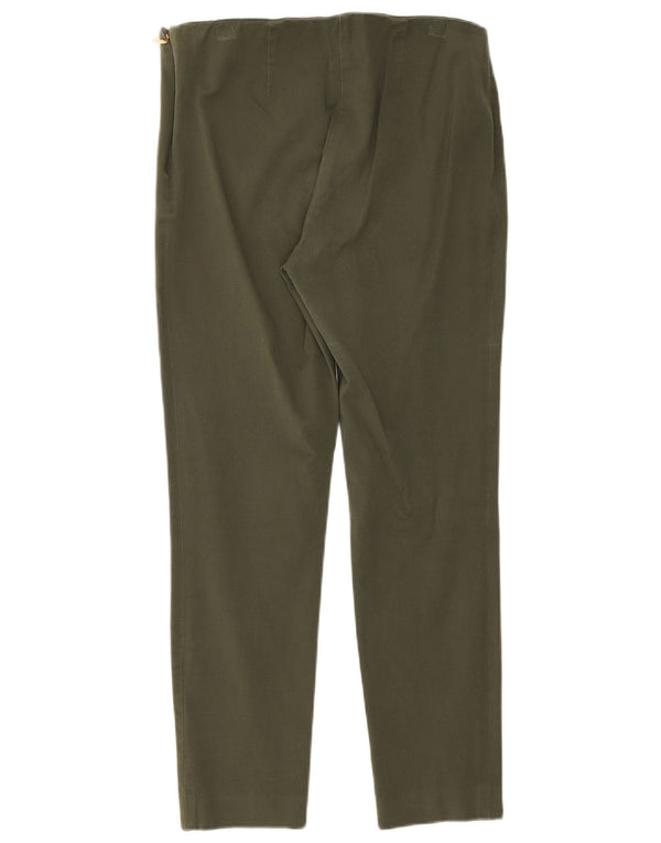 Damskie spodnie casual Ralph Lauren US 8 Medium W30 L26 Zielona wiskoza