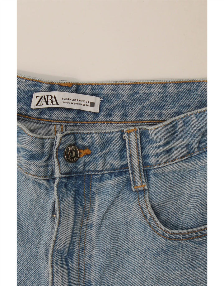 Damskie spodenki jeansowe Zara z wysokim stanem EU 40 Medium W30 niebieskie