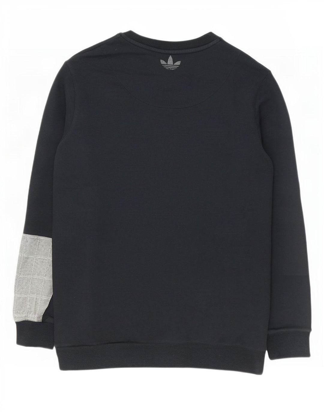 Męska bluza Adidas z grafiką, duża, czarna, bawełniana z blokami kolorów