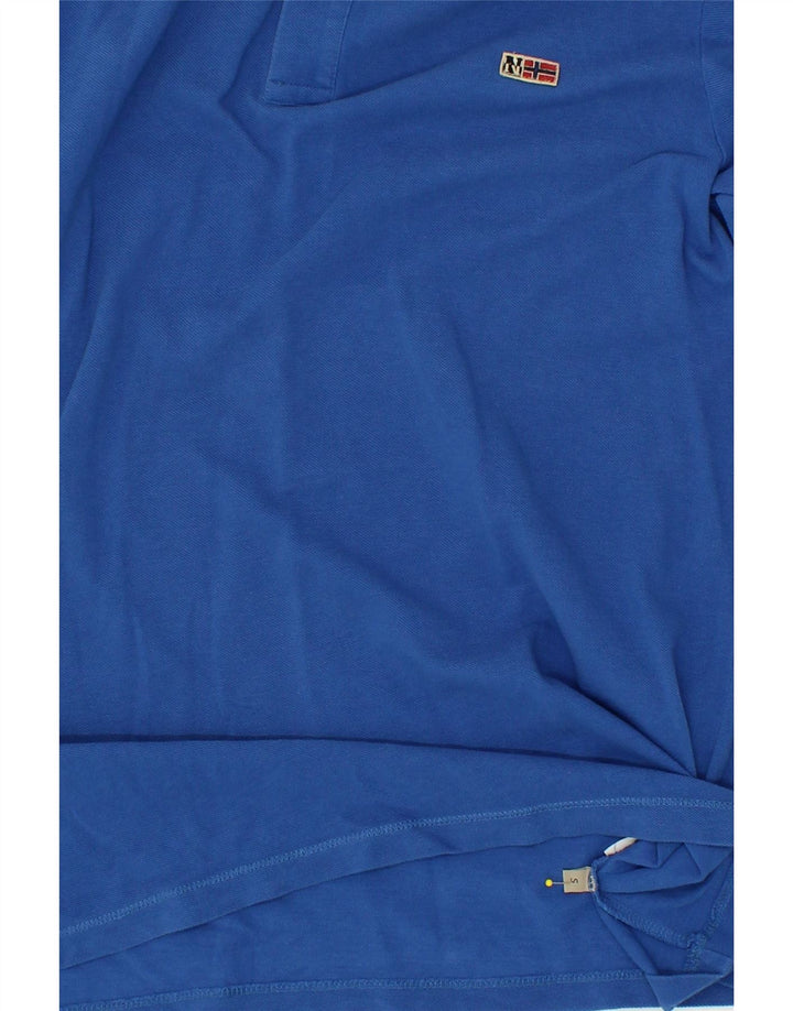 NAPAPIJRI Mens Polo Shirt Small Blue Vintage Napapijri and Second-Hand Napapijri from Messina Hembry 