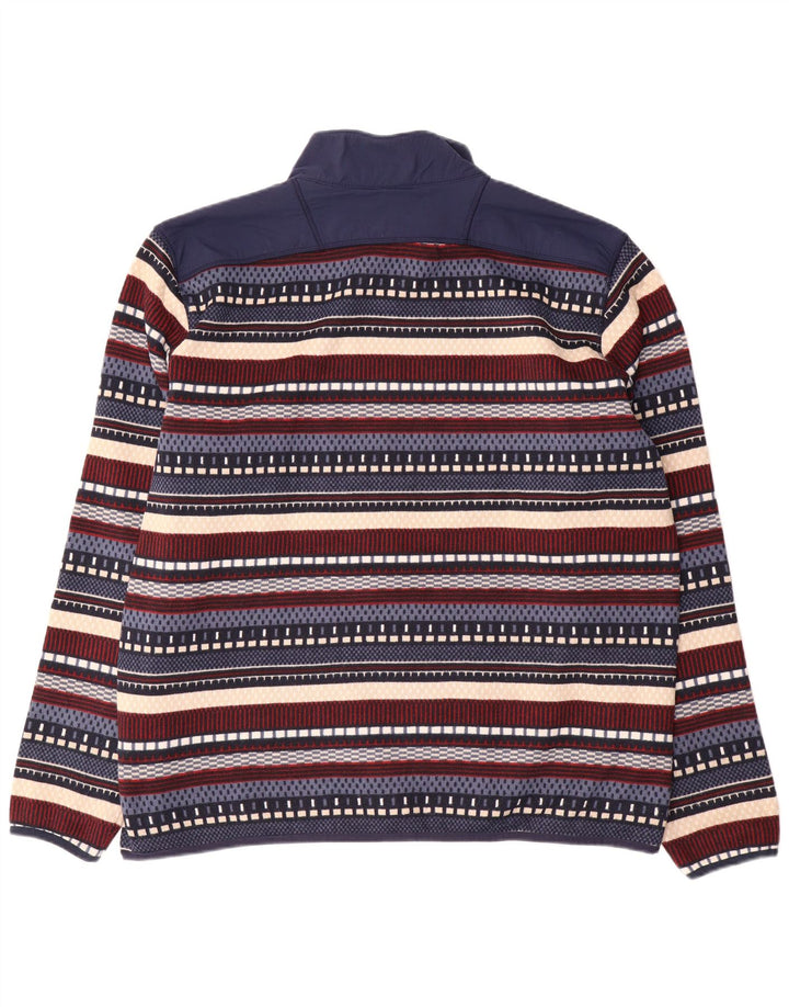Męski sweter zapinany na zamek Columbia, 2XL, wielokolorowy poliester w paski