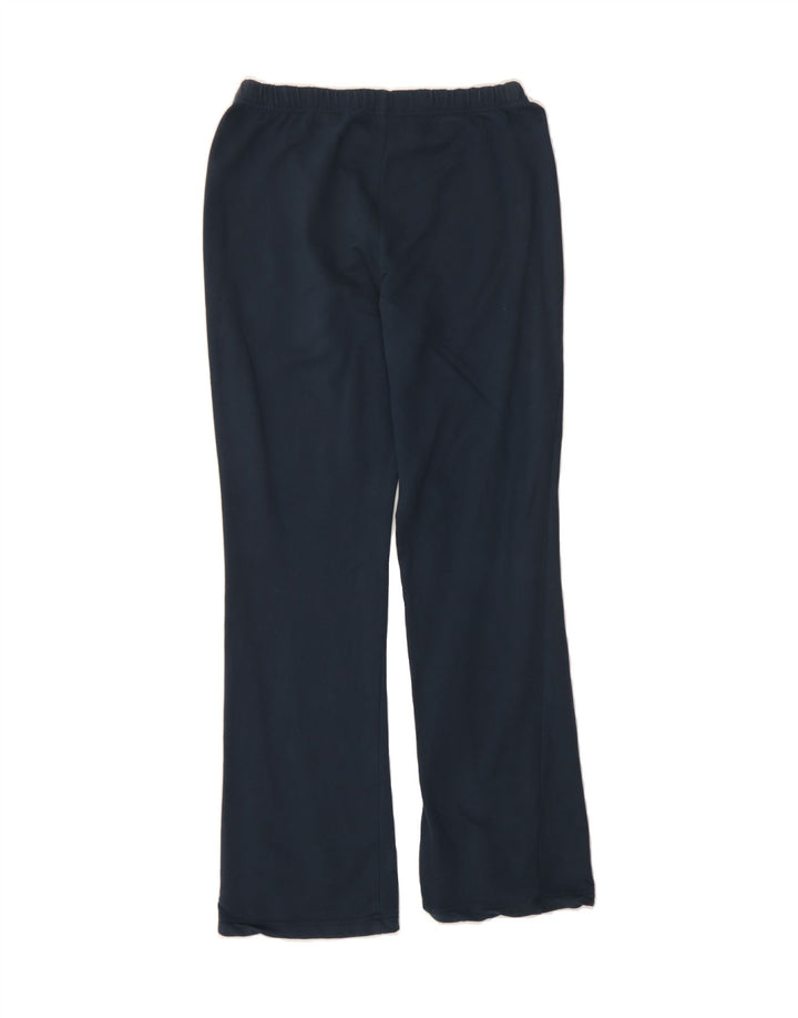 ASICS Womens Tracksuit Trousers UK 10 Small  Navy Blue Cotton Vintage Asics and Second-Hand Asics from Messina Hembry 