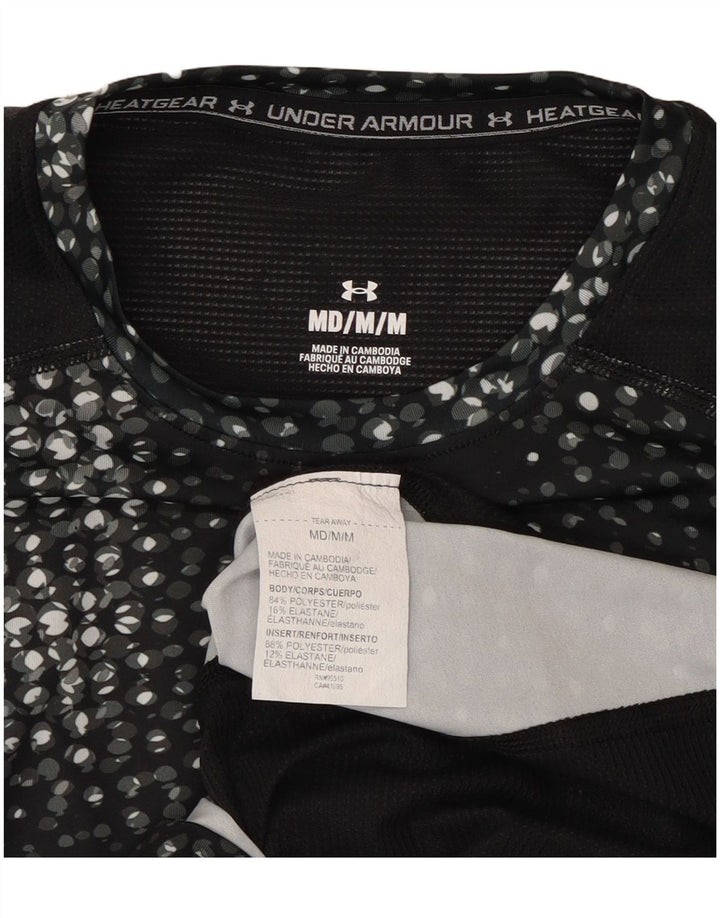 Damska koszulka z grafiką Under Armour Top UK 12, średni czarny poliester