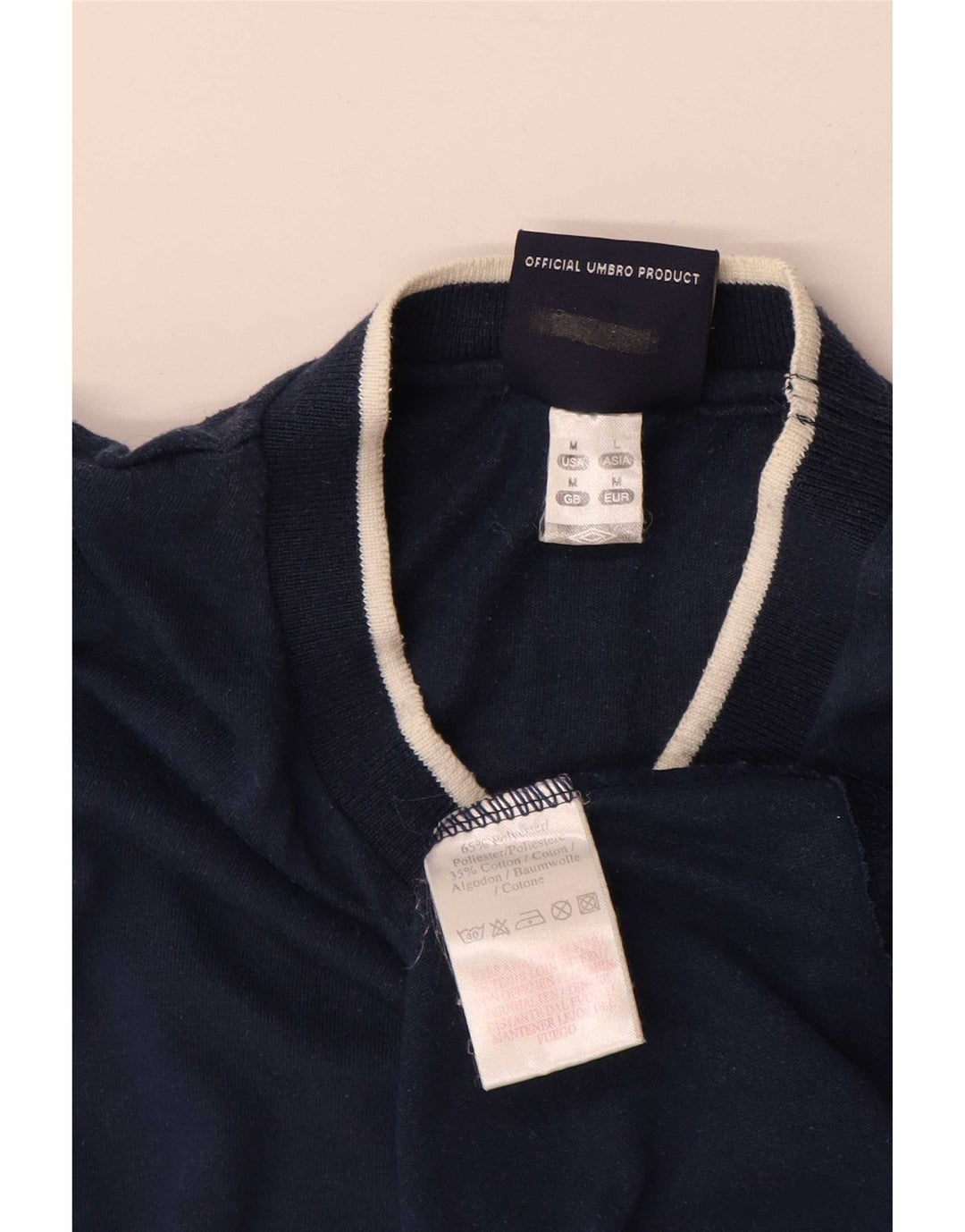 T-shirt męski Umbro Top średni granatowy poliester