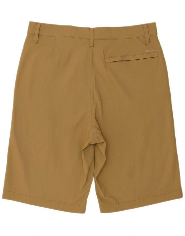 EDDIE BAUER Mens Chino Shorts W32 Medium  Beige Nylon Vintage Eddie Bauer and Second-Hand Eddie Bauer from Messina Hembry 