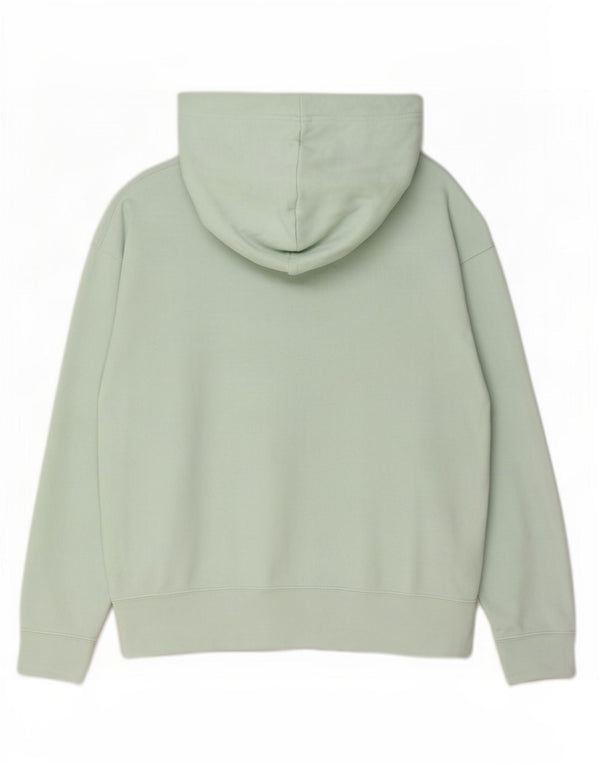 Damski sweter oversize z kapturem Nike, UK 10, mały, turkusowy, bawełniany