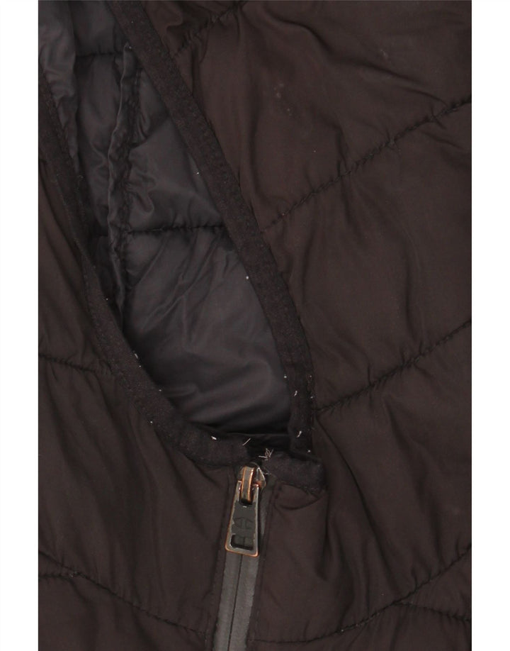 Damska wyściełana kurtka z kapturem Champion UK 10, mała, czarna, poliester