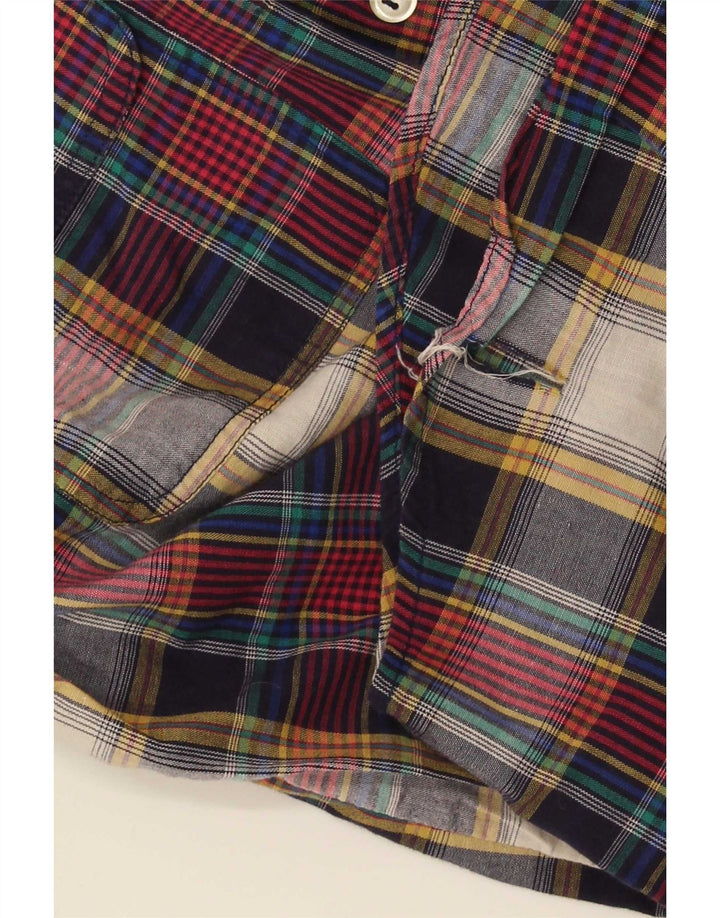 Wrangler Chłopięca koszula flanelowa 15-16 lat XL, wielokolorowa, bawełniana w kratę