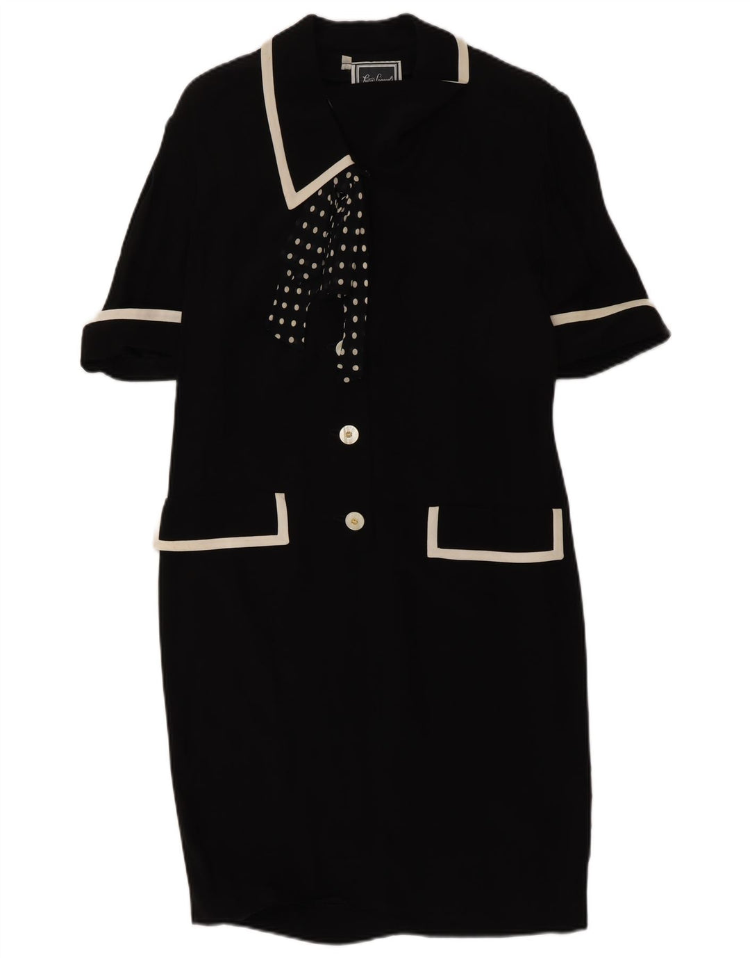 Damska sukienka koszulowa Luisa Spagnoli wiązana z przodu IT 42 Średnia czarna