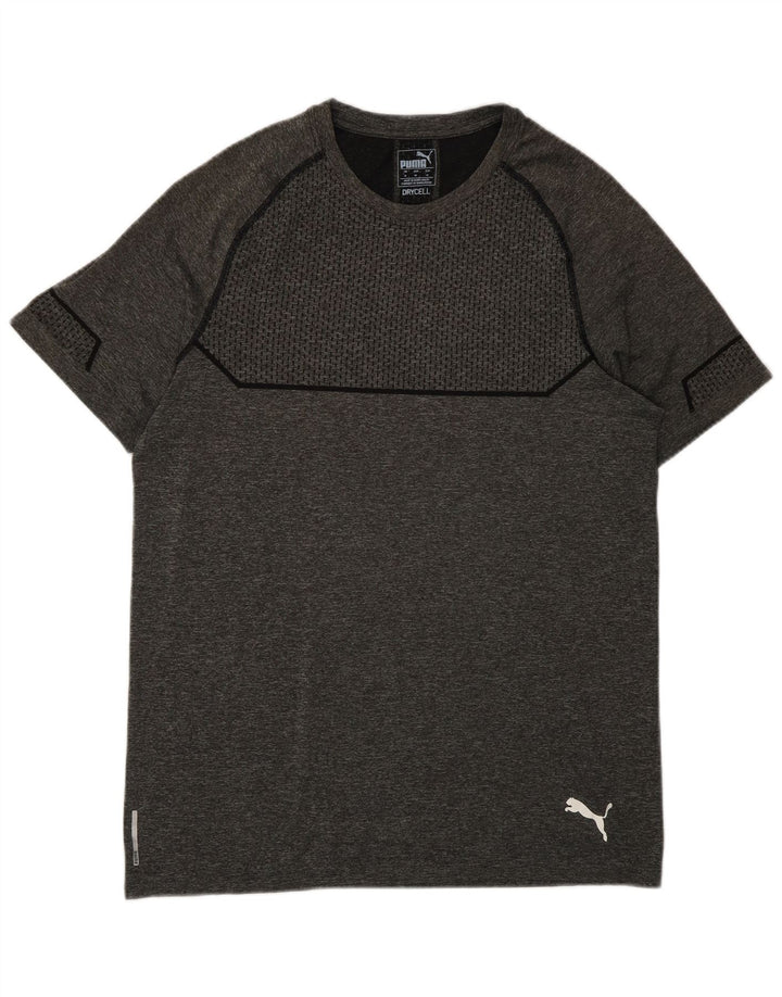 T-shirt męski Puma Top, średni szary poliester