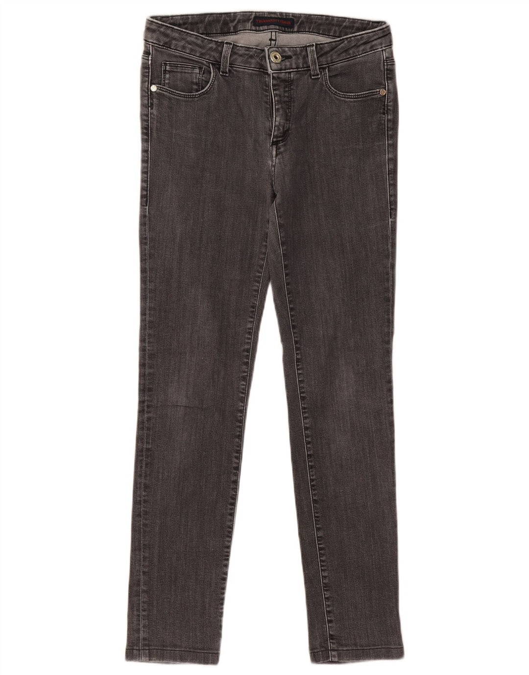 Damskie jeansy skinny TRUSSARDI W28 L28 szare