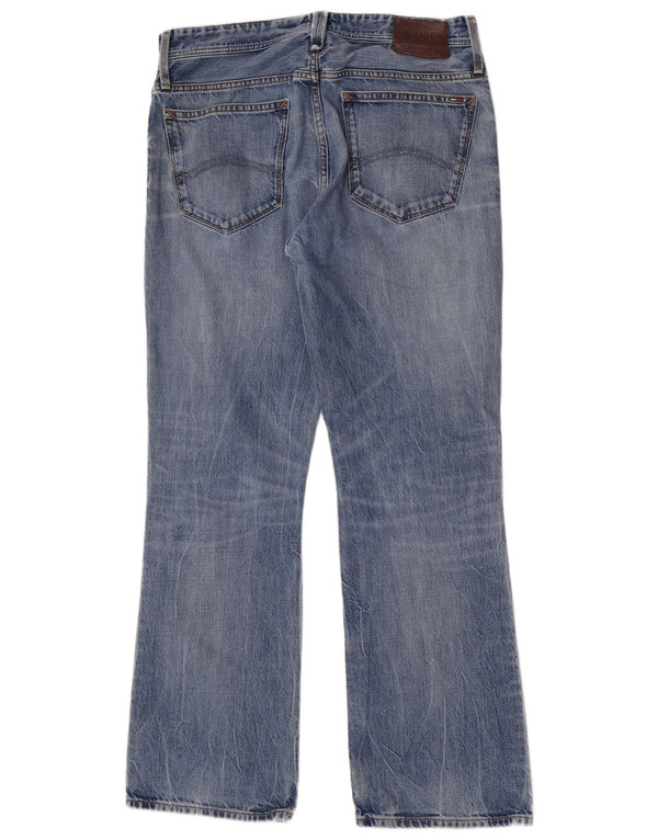 Męskie dżinsy Tommy Hilfiger Larkee Bootcut W34 L32 Niebieskie bawełniane