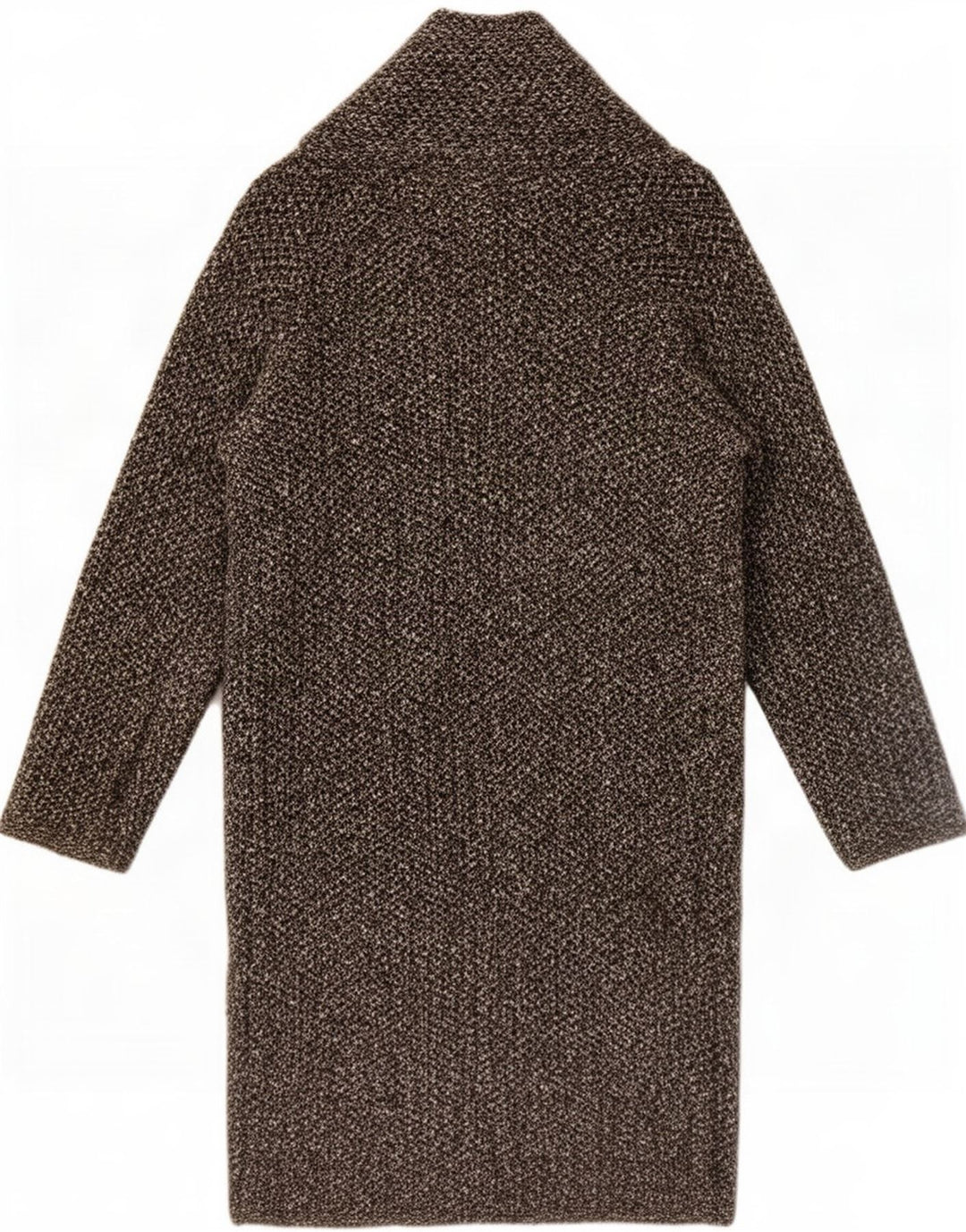Zara Damski płaszcz oversize UK 10 Small, szary, akrylowy