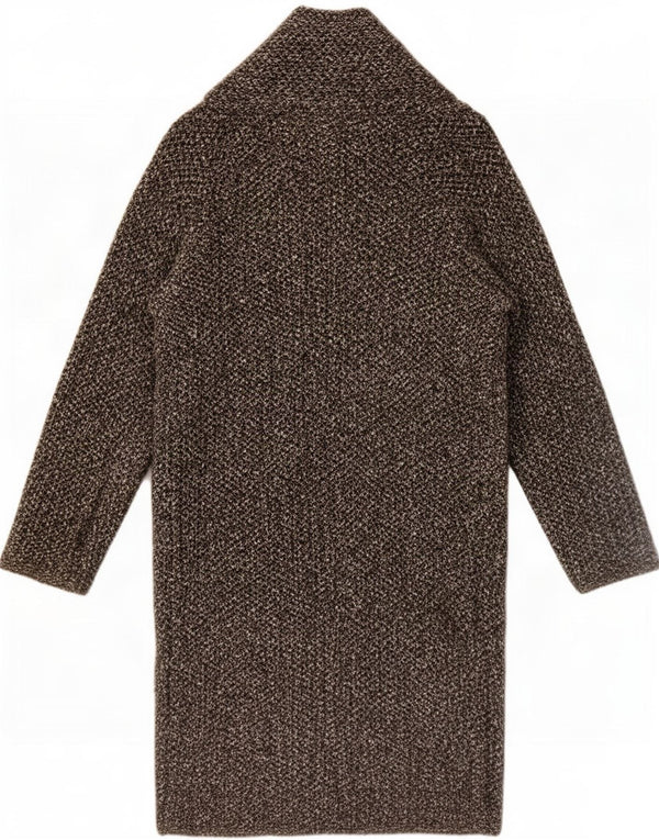 Zara Damski płaszcz oversize UK 10 Small, szary, akrylowy