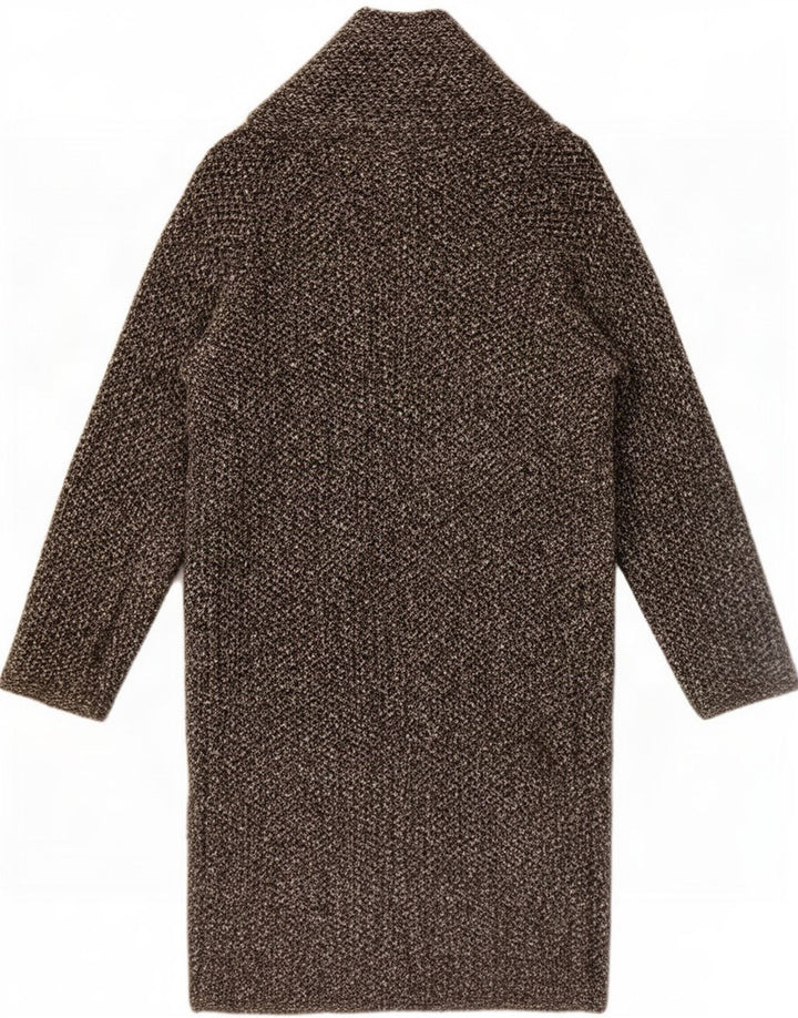 Zara Damski płaszcz oversize UK 10 Small, szary, akrylowy