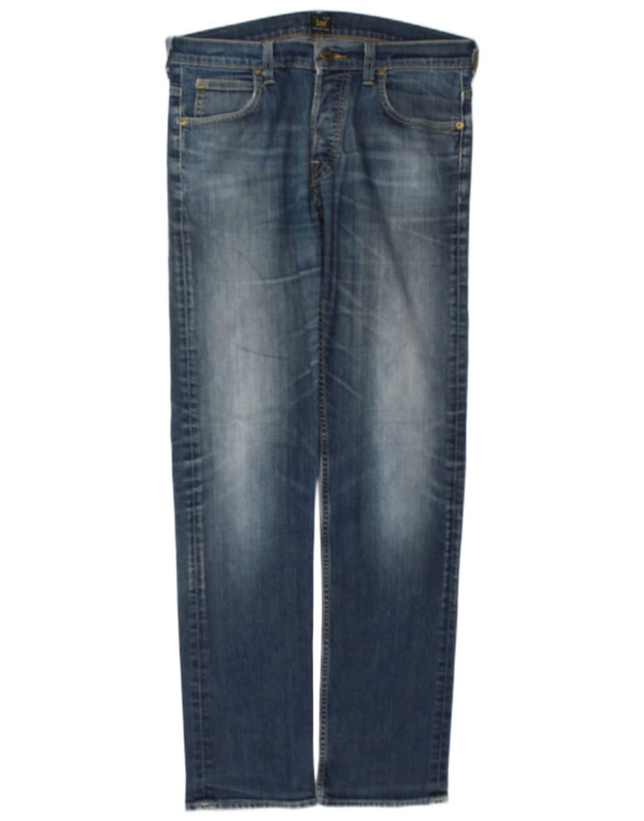 Męskie jeansy Lee Powell Slim W33 L34 Niebieskie bawełniane