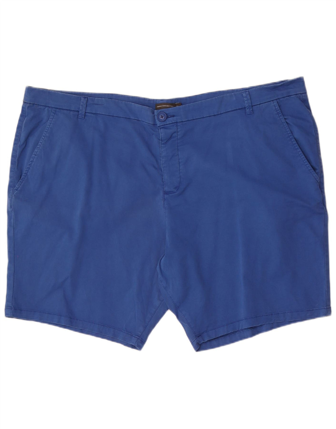 Męskie spodenki chino French Connection W48 4XL niebieska bawełna