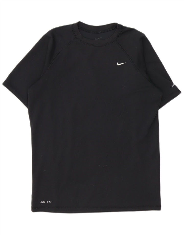 Męski T-shirt Nike Dri Fit, mały, czarny poliester
