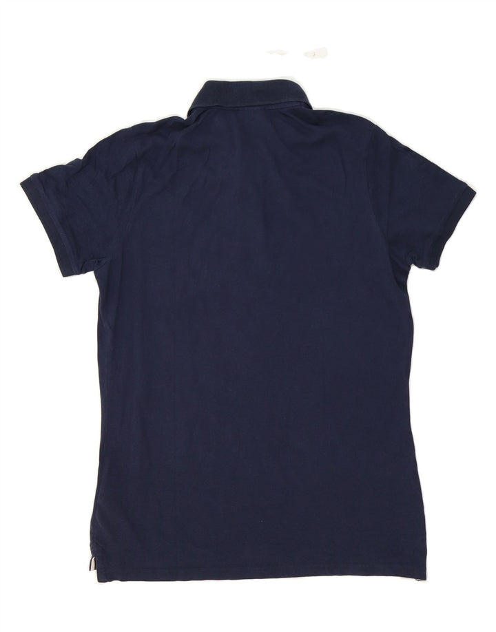 DIADORA Mens Polo Shirt Medium Navy Blue Cotton Vintage Diadora and Second-Hand Diadora from Messina Hembry 