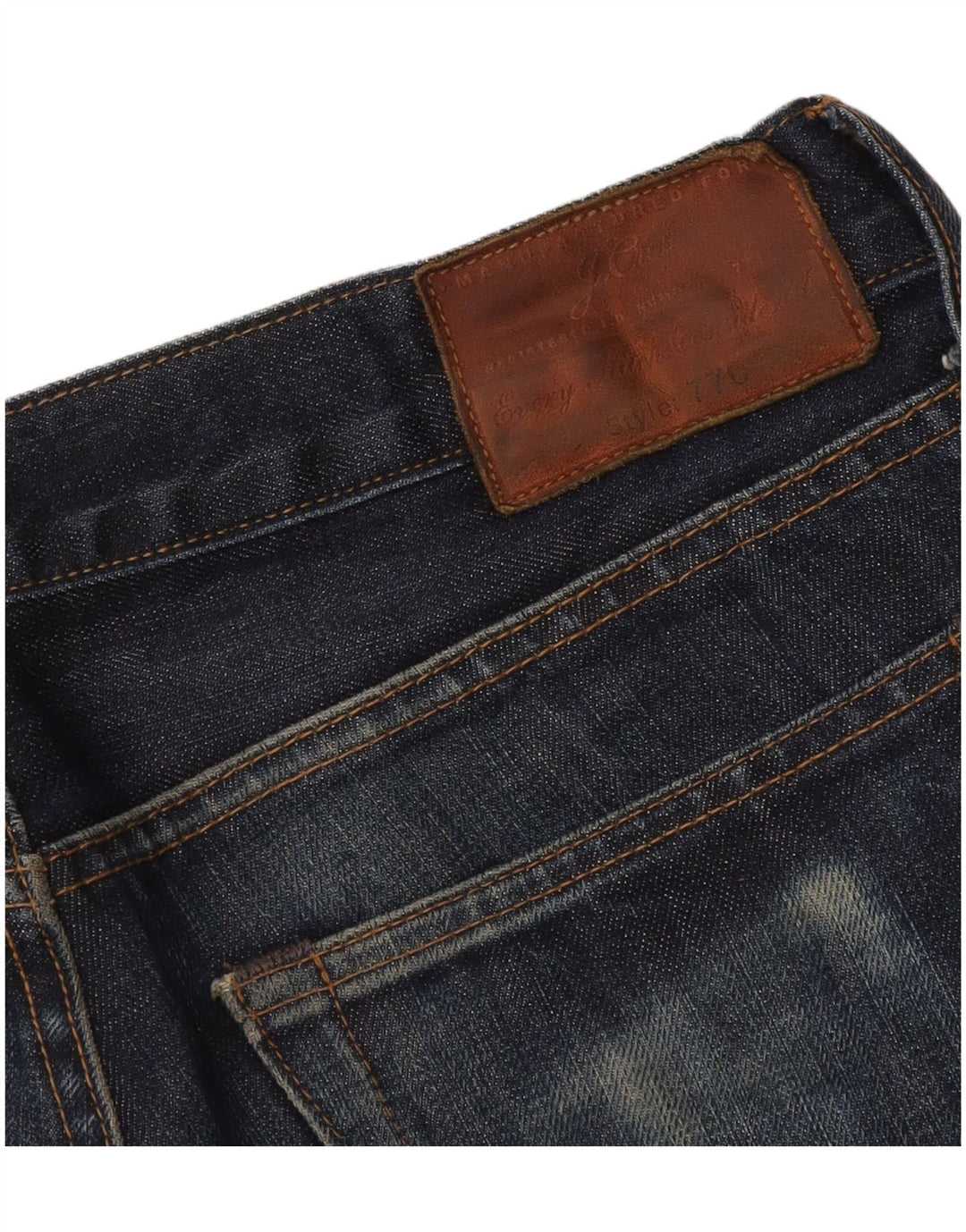 Jeansy męskie J. CREW 770 Straight W34 L30 Granatowe