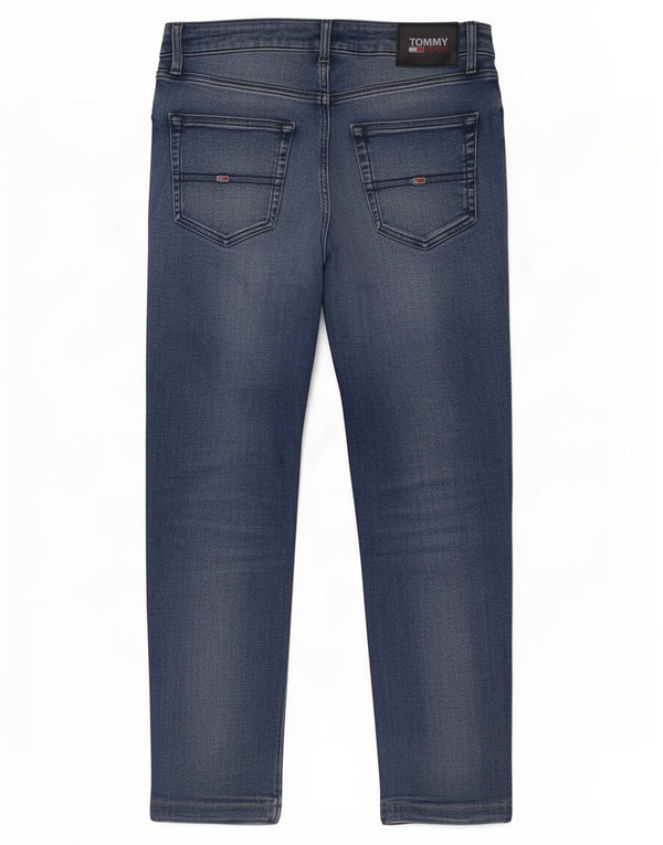 Męskie dżinsy Tommy Hilfiger w trudnej sytuacji W30 L28 Niebieskie