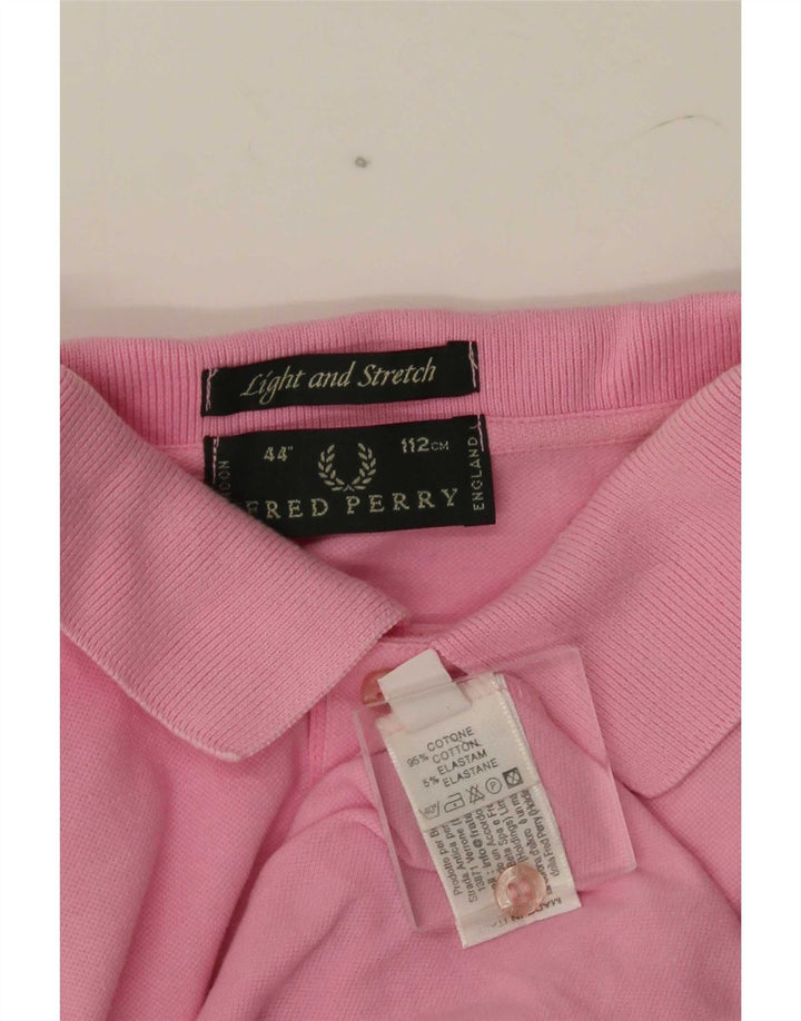 Męska koszulka polo Fred Perry, średnia, różowa, bawełniana