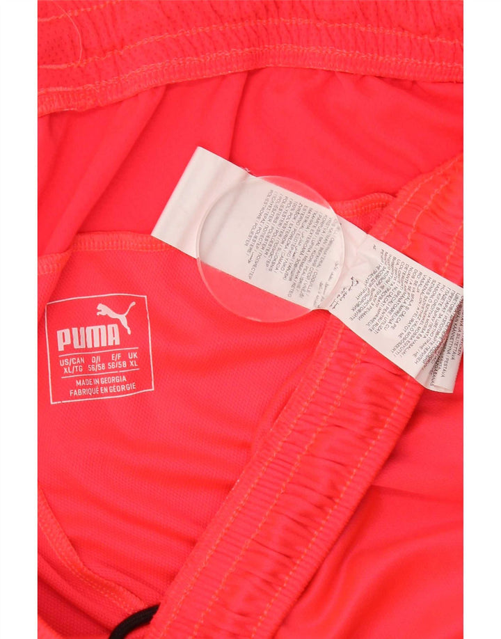 Męskie spodenki sportowe Puma XL, poliester w czerwone cętki