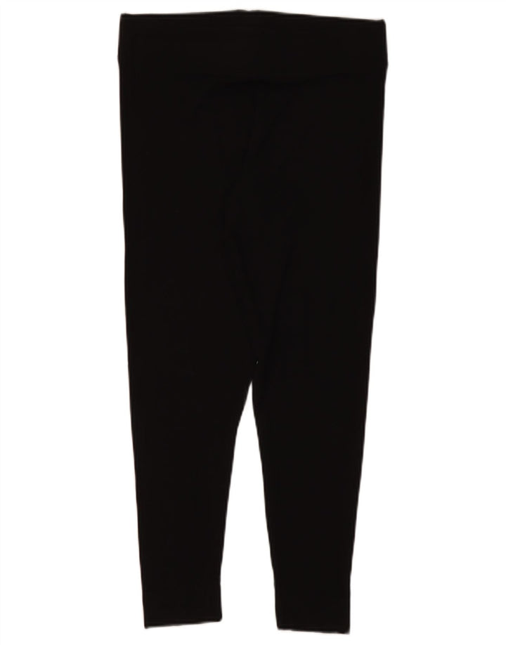 Legginsy damskie Marks & Spencer UK 14, duże, czarne, wiskozowe
