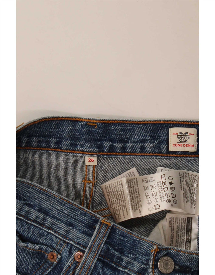 Damskie spodenki jeansowe Levi's W26 Small, niebieskie, bawełniane