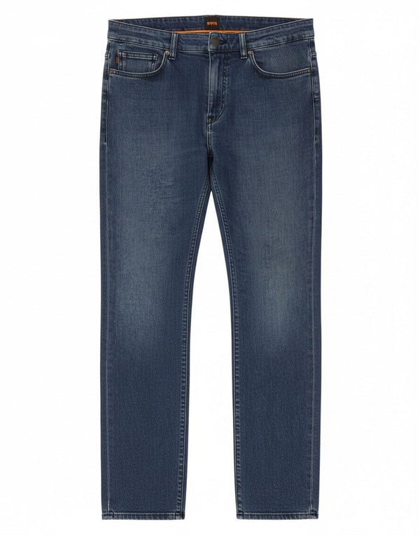 Męskie jeansy slim Hugo Boss W32 L34 Niebieskie bawełniane