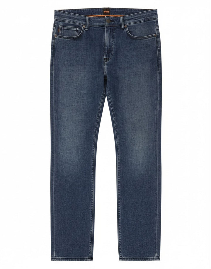 Męskie jeansy slim Hugo Boss W32 L34 Niebieskie bawełniane