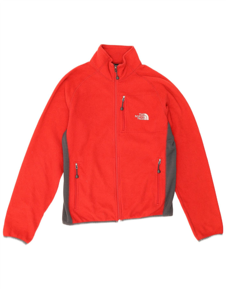Męska kurtka polarowa The North Face UK 38, czerwona, poliestrowa, sportowa