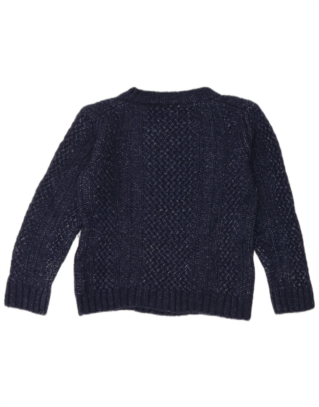 Sweter damski Massimo Dutti z dekoltem w łódkę UK 12, średni granatowy